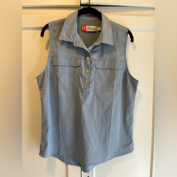 the american outdoorsman Tops - Light Blue Sleeveless Blouse